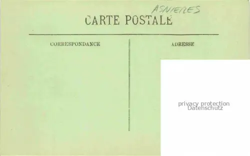 AK / Ansichtskarte ASNIERES  92-SUR SEINE Hauts-de-Seine La crue de la Seine Janvier 1910 Rue de la Station