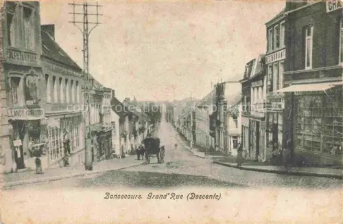 AK / Ansichtskarte Bonsecours Bon-Secours 76 Grande Rue descente