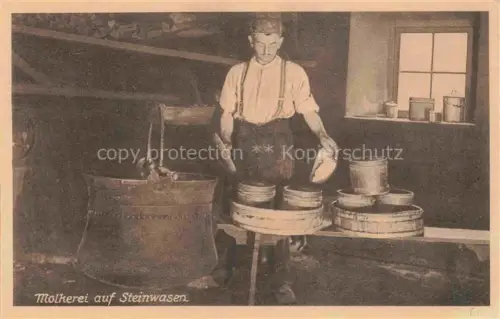 AK / Ansichtskarte Steinwasen Rotenbachkopf 1315m 68 Haut Rhin Elsass In der Molkerei