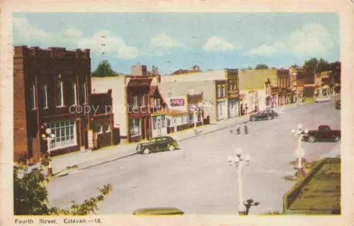 AK / Ansichtskarte Estevan Saskatchewan USA Fourth Street