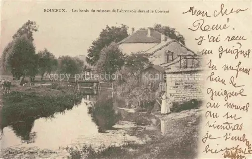 AK / Ansichtskarte Rouceux Neufchateau 88 Vosges Les bords du ruisseau de l'abreuvoir devant le couvent