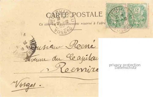 AK / Ansichtskarte Rouceux Neufchateau 88 Vosges Les bords du ruisseau de l'abreuvoir devant le couvent