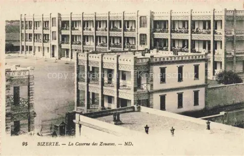 AK / Ansichtskarte BIZERTE Tunesie La Caserne des Zouaves