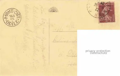 AK / Ansichtskarte Mont-Ste-Odile Mont-Sainte-Odile 67 Alsace Entrée