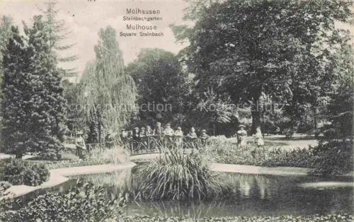 AK / Ansichtskarte Muelhausen Elsass Steinbachgarten Jardin