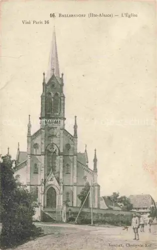 AK / Ansichtskarte Ballersdorf Altkirch 68 Haut-Rhin Eglise Kirche