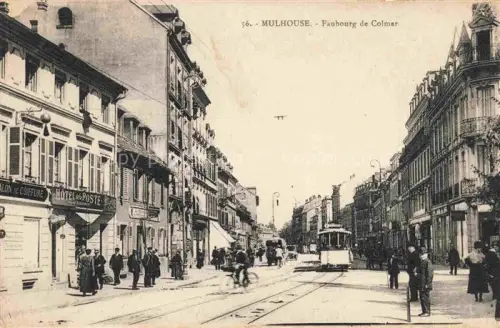 AK / Ansichtskarte MULHOUSE Muehlhausen 68 Alsace Faubourg Tram