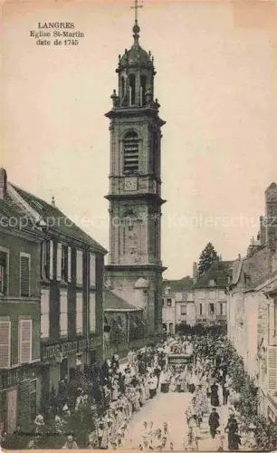 AK / Ansichtskarte LANGRES 52 Haute-Marne Eglise St. Martin Kirche