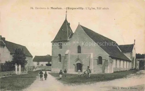 AK / Ansichtskarte Ecquevilly Mantes-la-Jolie 78 Yvelines Eglise XIIe siècle Kirche