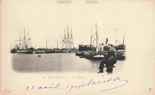 AK / Ansichtskarte BORDEAUX 33 Gironde Les Docks Bateaux