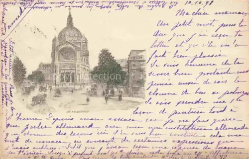 AK / Ansichtskarte PARIS 75 St. Augustin Kuenstlerkarte