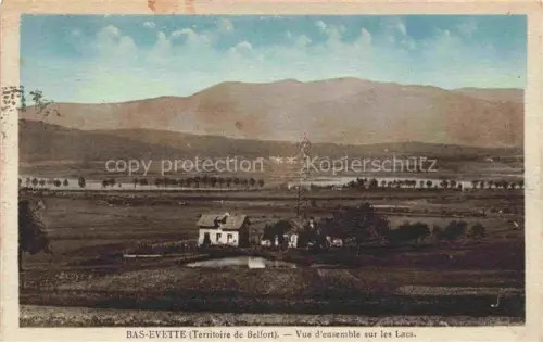 AK / Ansichtskarte Bas-Evette BELFORT 90 Vue d'ensemble sur les lacs
