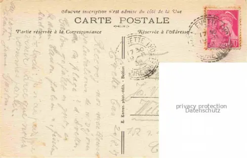 AK / Ansichtskarte Bas-Evette BELFORT 90 Vue d'ensemble sur les lacs