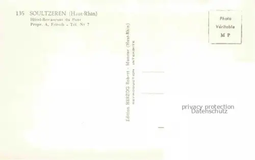AK / Ansichtskarte Soultzeren Colmar 68 Haut-Rhin Hôtel Restaurant du Pont en hiver