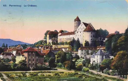 AK / Ansichtskarte Porrentruy JU Château Schloss