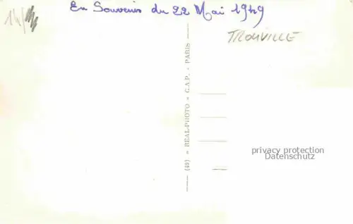 AK / Ansichtskarte TROUVILLE -SUR-MER 14 Calvados La plage et les villas