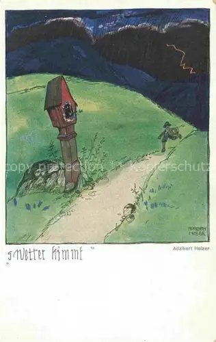 AK / Ansichtskarte HOLZER Adalbert Kuenstlerkarte Verlag Hermann A. Wiechmann Muenchen 