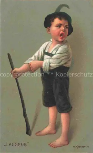 AK / Ansichtskarte KAULBACH Hermann Kuenstlerkarte Nr. 10680 Lausbub Kind Enfant 