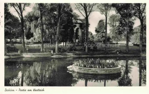 AK / Ansichtskarte Beckum  Westfalen Partie am Westteich