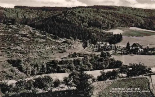 AK / Ansichtskarte Cobbenrode Sauerland NRW Blick vom Gasthof Clemens Vogelheim