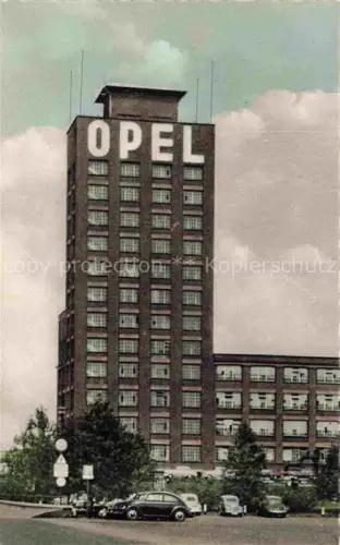 AK / Ansichtskarte RuessELSHEIM Main Opel Hochbau