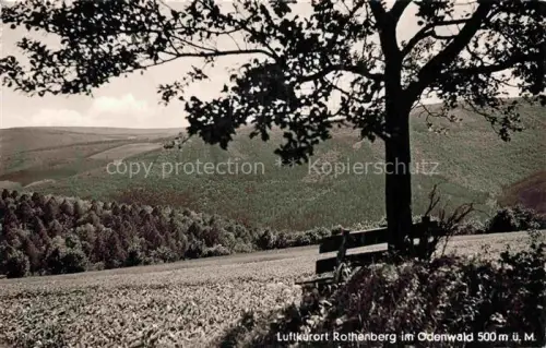AK / Ansichtskarte Rothenberg Odenwald Hessen Gasthaus Zum Adler Panorama