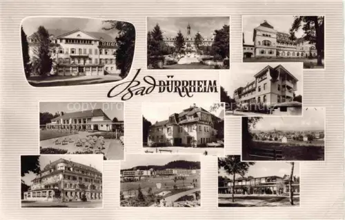 AK / Ansichtskarte Bad Duerrheim BW Teilansichten Panorama