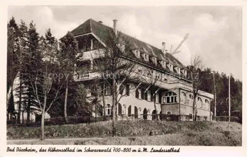 AK / Ansichtskarte Bad Duerrheim BW Hoehensolbad Kurhaus