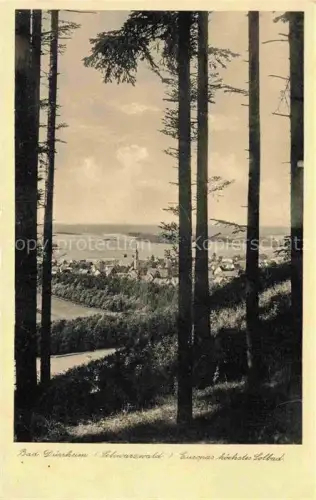 AK / Ansichtskarte Bad Duerrheim BW Panorama