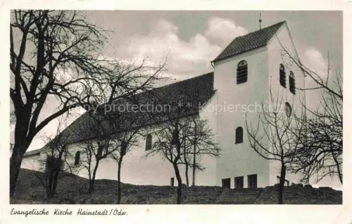 AK / Ansichtskarte Hainstadt Breuberg Erbach Odenwald Hessen Ev Kirche