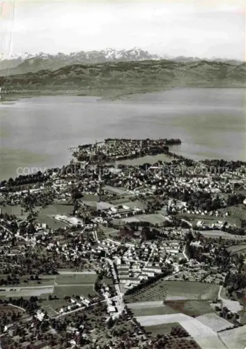 AK / Ansichtskarte aeschach Lindau Bodensee Bayern Fliegeraufnahme