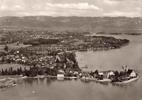 AK / Ansichtskarte Wasserburg am Bodensee Bayern Fliegeraufnahme 
