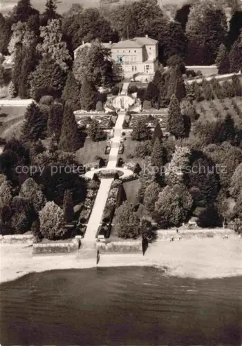 AK / Ansichtskarte Alwind Schloss LINDAU Bodensee Bayern Post Erholungsheim Schloss Fliegeraufnahme