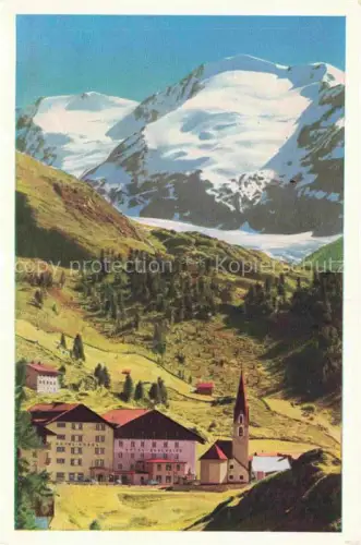 AK / Ansichtskarte Obergurgl Ober-Gurgl Soelden oetztal Imst Tirol AT Gletscherdorf Panorama