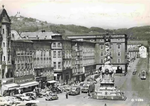 AK / Ansichtskarte LINZ DONAU AT Dorfstrasse Hauptplatz