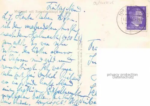 AK / Ansichtskarte Metzeral Metseral Colmar Alsace 68 Haut-Rhin mit Rotenbachkopf