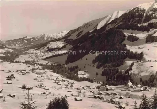 AK / Ansichtskarte Kleinwalsertal Vorarlberg AT mit Hirschegg Riezlern und Nebelhorn