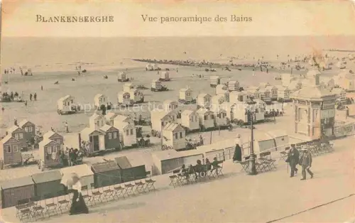 AK / Ansichtskarte Blankenberghe BLANKENBERGE Belgie Vue panoramique des bains