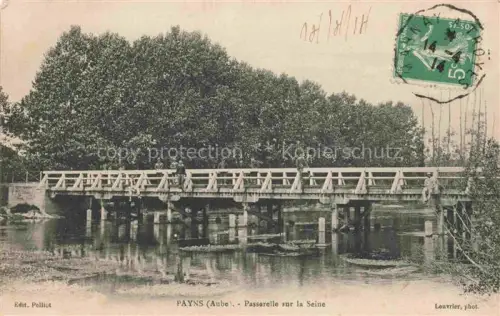 AK / Ansichtskarte Payns TROYES 10 Aube Passerelle sur la Seine