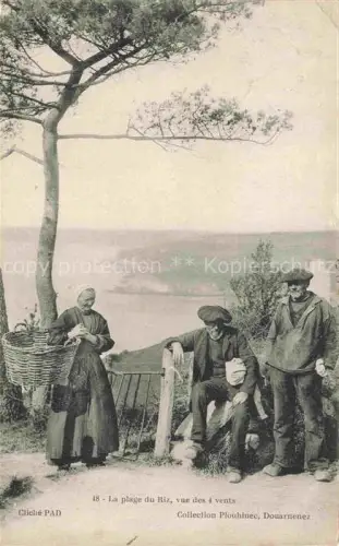 AK / Ansichtskarte Plage du Riz Douarnenez 29 Finistere Vue des 4 vents