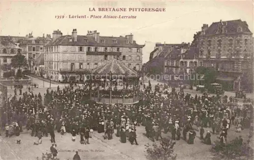 AK / Ansichtskarte LORIENT 56 Morbihan Place Alsace-Lorraine