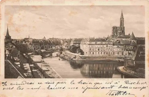 AK / Ansichtskarte Strasbourg  Strassburg 67 Bas-Rhin Stadtpanorama