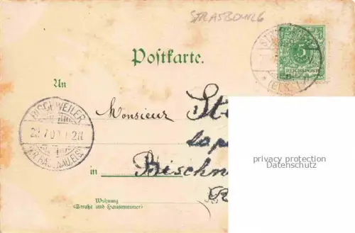 AK / Ansichtskarte Strasbourg  Strassburg 67 Bas-Rhin Stadtpanorama