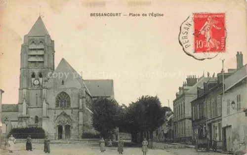 AK / Ansichtskarte Bessancourt Pontoise 95 Val-d Oise Place de l'Eglise