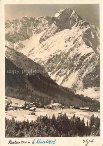 AK / Ansichtskarte Riezlern Kleinwalsertal Vorarlberg Panorama Feldpost