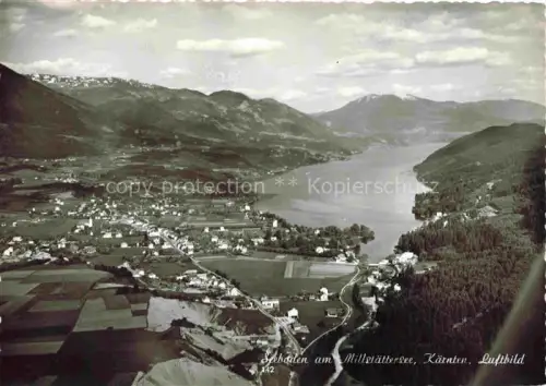 AK / Ansichtskarte Seeboden Millstaettersee Kaernten AT Fliegeraufnahme