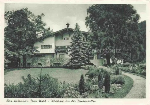 AK / Ansichtskarte Bad Liebenstein Thueringen Klubhaus an der Friedensallee