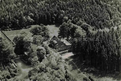 AK / Ansichtskarte Stadthagen Forsthaus Halt in den Bueckebergen Ferienheim Fliegeraufnahme
