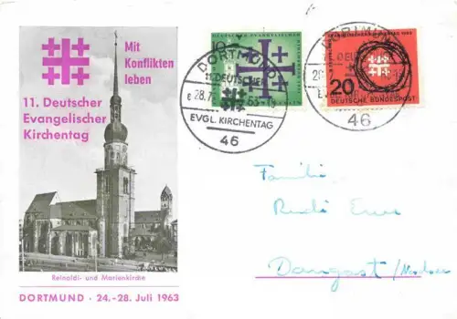AK / Ansichtskarte DORTMUND Reinaldi und Marienkirche