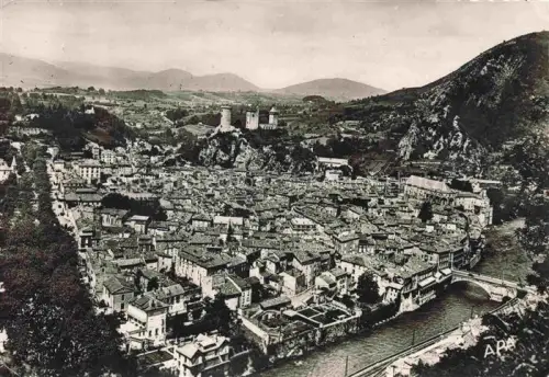 AK / Ansichtskarte FOIX 09 Ariege Vue generale aerienne